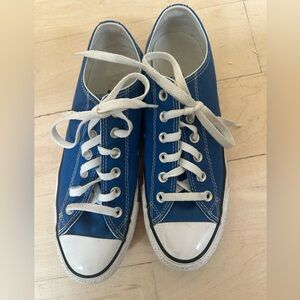 Blue Canvas All Star Converse Chuck Taylors